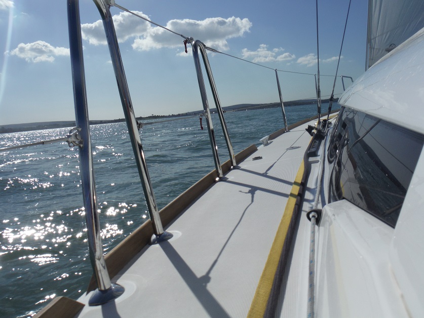sailing in the Solent
