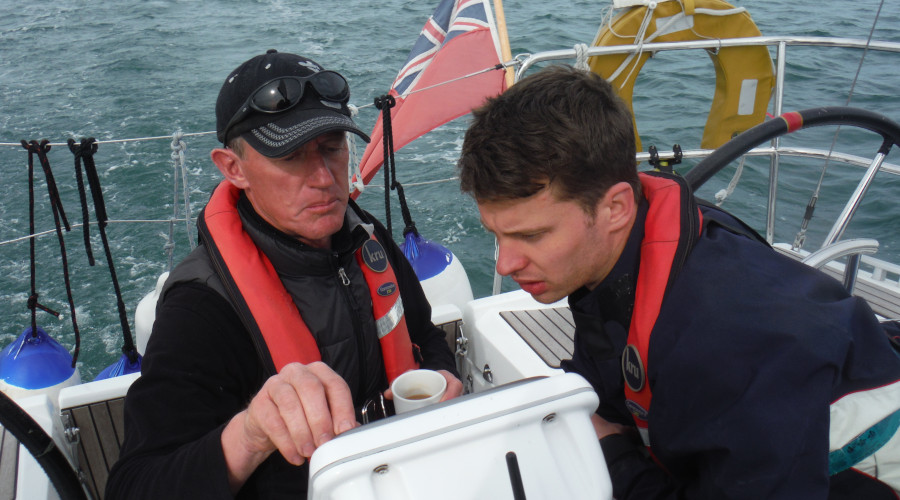 Chart plotter work has become part of the RYA syllabus