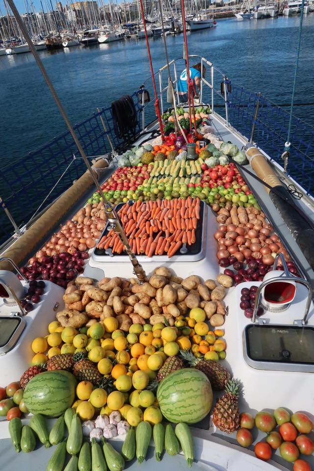 Fruit and Veg on deck